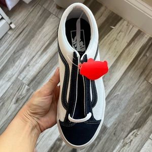 Navy Vans Style 36 Skate Shoe